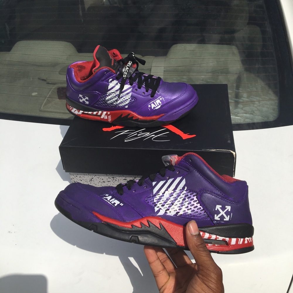 Raptor X off-white retro 5s - Picture 1 of 6